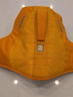 RuffWear Orange High-Visibility Dog Life Jacket Panel